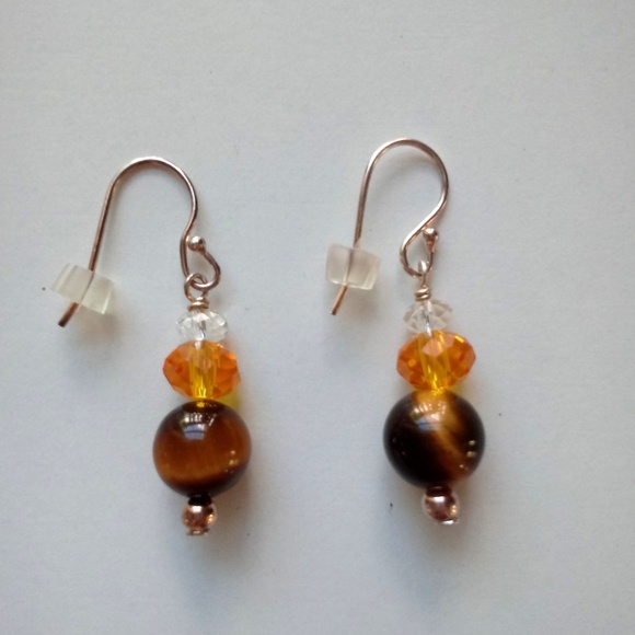 Set of 3 pairs of stylish earrings - Picture 3 of 4